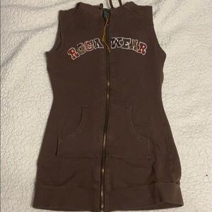 Rocawear vest in brown size m